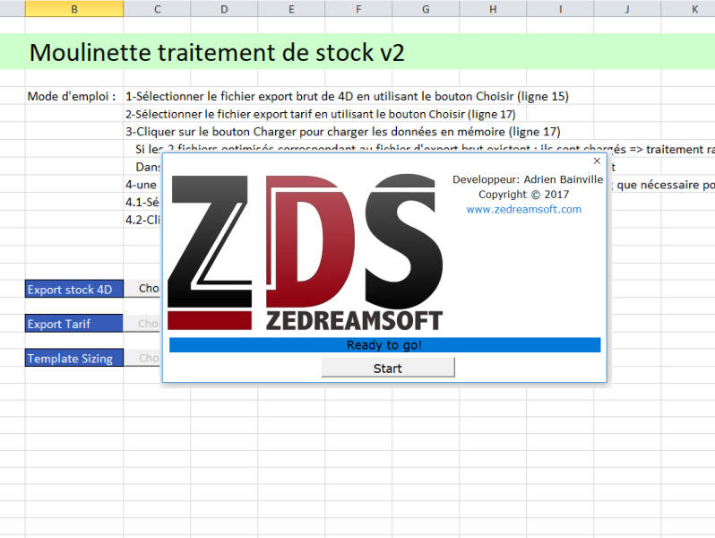 Automatisation recherche stock