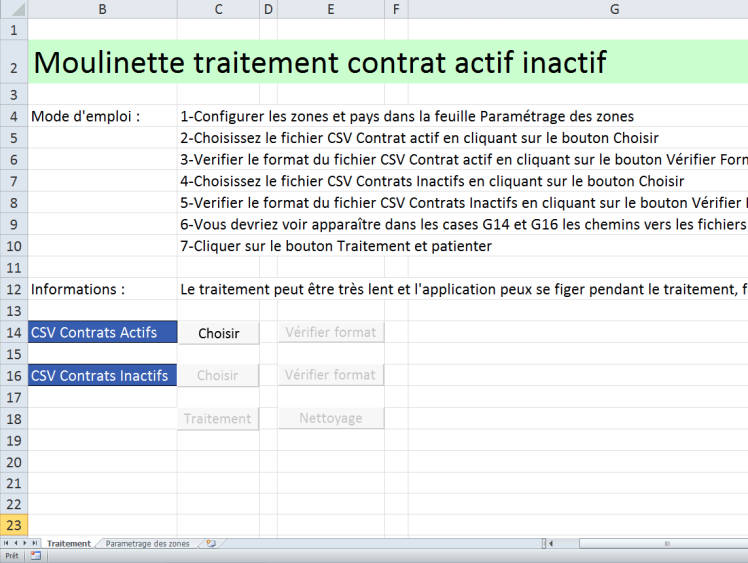 Moulinette traitement excel